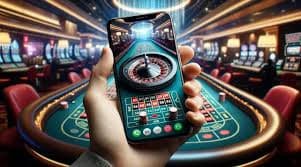 Meja Dragon Tiger dengan dealer live dan kartu yang ditampilkan di layar kuatjp
